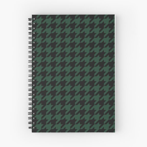 Item preview, Black And Forest Green Houndstooth Pattern designed and sold by pattern-archive.