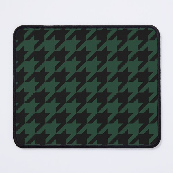Item preview, Black And Forest Green Houndstooth Pattern designed and sold by pattern-archive.