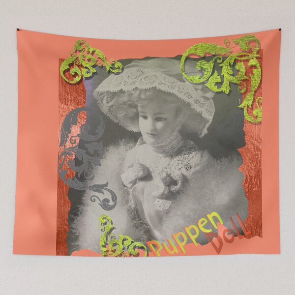 Item preview, Vintage Victorian Lady Doll (by ACCI) designed and sold by VanyssaGraphics.