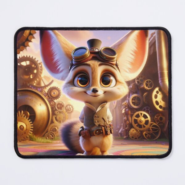 Item preview, Steampunk Fennec Fox Explorer designed and sold by Sillytoe.