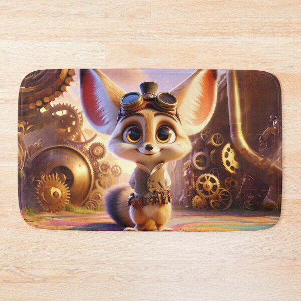 Item preview, Steampunk Fennec Fox Explorer designed and sold by Sillytoe.