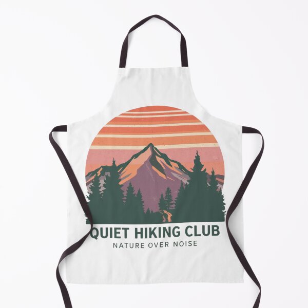 Item preview, Quiet Hiking Club – Nature Over Noise designed and sold by KapiPrint.