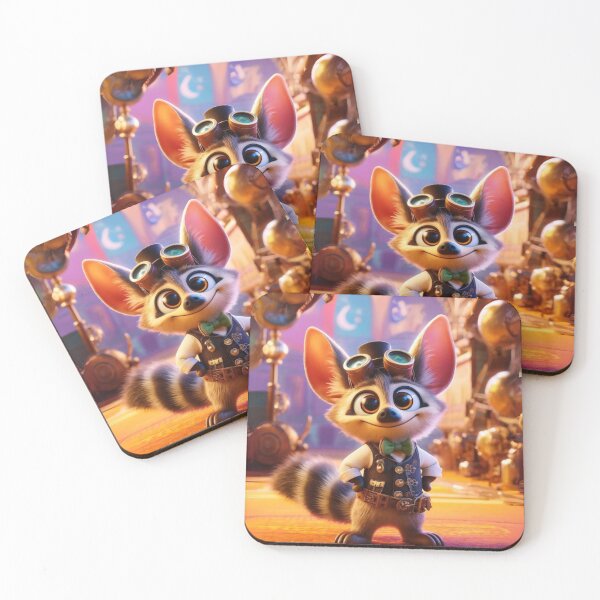 Item preview, Dash the Steampunk Aardwolf designed and sold by Sillytoe.