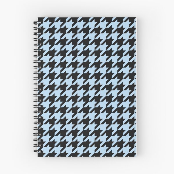 Item preview, Black And Ice Blue Houndstooth Pattern designed and sold by pattern-archive.