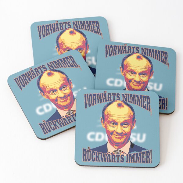 Item preview, Friedrich Merz: Never forward, always backward! designed and sold by Dunkelflaute.
