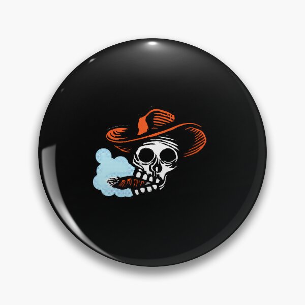 Item preview, Macabre Skeleton Cowboy Head Graphic designed and sold by ophfujmokw33.