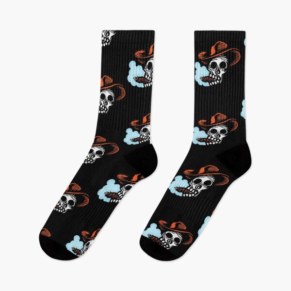 Item preview, Macabre Skeleton Cowboy Head Graphic designed and sold by ophfujmokw33.