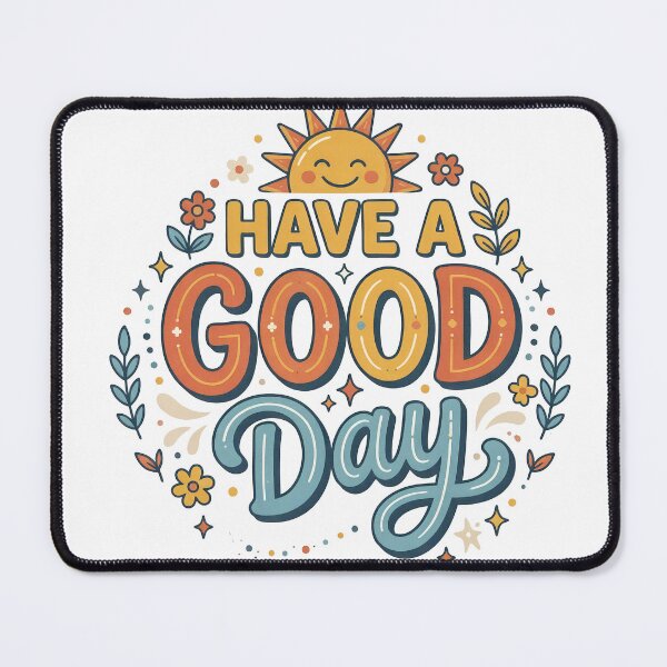 Item preview, Have A Good Day Cute Sun Retro Typography Aesthetic Positive Quote Design designed and sold by Infinite Art Lab.