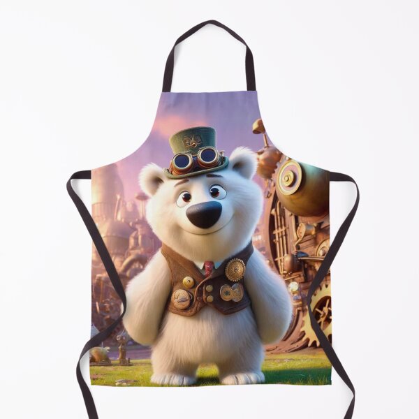 Item preview, Steampunk Polar Bear Inventor designed and sold by Sillytoe.