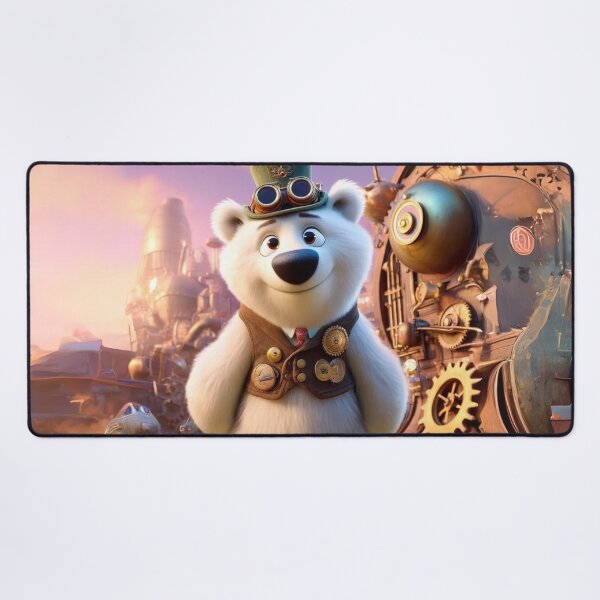 Item preview, Steampunk Polar Bear Inventor designed and sold by Sillytoe.