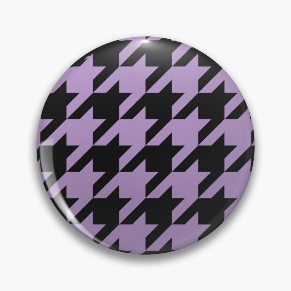 Item preview, Black And Purple Houndstooth Pattern designed and sold by pattern-archive.
