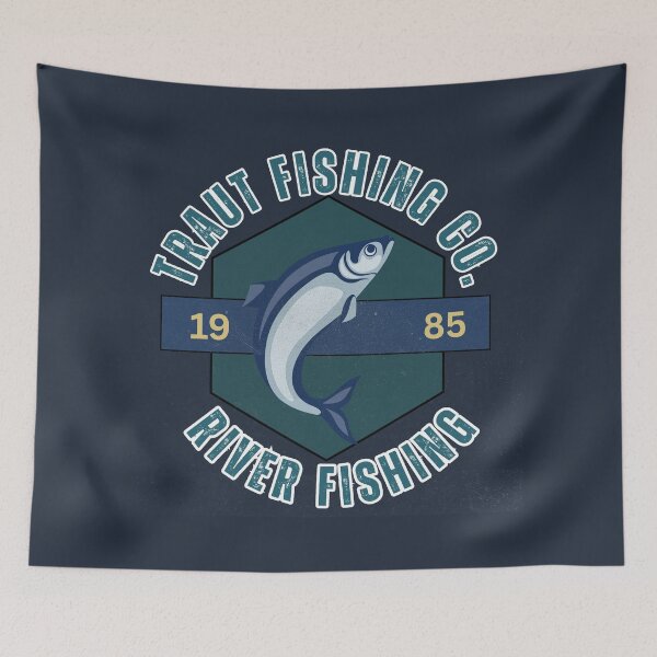 Item preview,  Fishing Co Vintage Badge Shirt | River Fishing Angler Design | Fishing Club Logo designed and sold by Negisandeep studio.