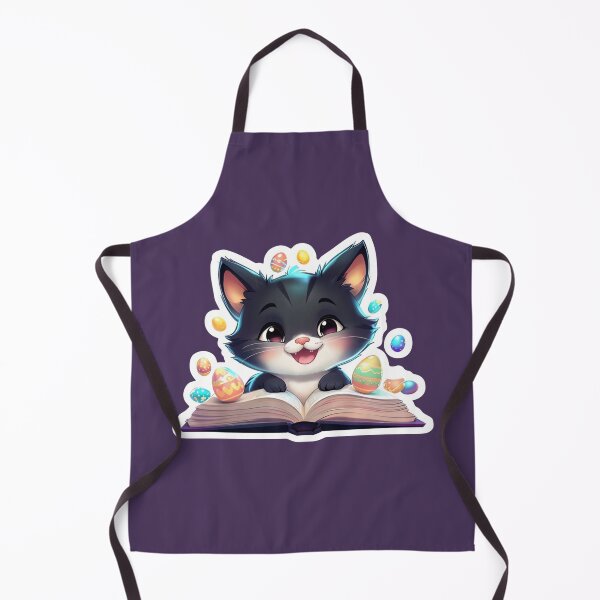 Item preview, cute kitten reading book designed and sold by digitalvibe4u.