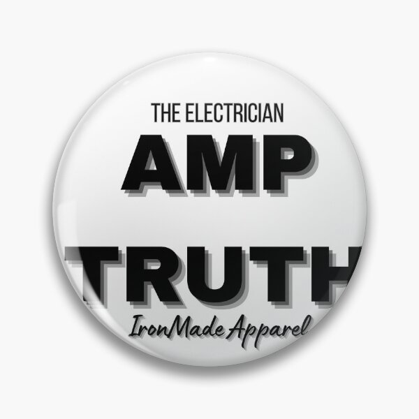 Item preview, AMP TRUTH Electrician T-Shirt – Bold Electrical Humor Tee for Linemen, Engineers & Skilled Trades Professionals designed and sold by IronMade Apparel.