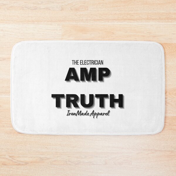 Item preview, AMP TRUTH Electrician T-Shirt – Bold Electrical Humor Tee for Linemen, Engineers & Skilled Trades Professionals designed and sold by IronMade Apparel.
