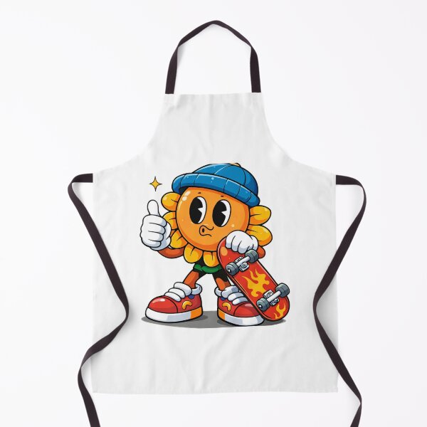 Item preview, Cool Skateboard Flower Mascot Cartoon Street Style Character designed and sold by Sadia Jannat.