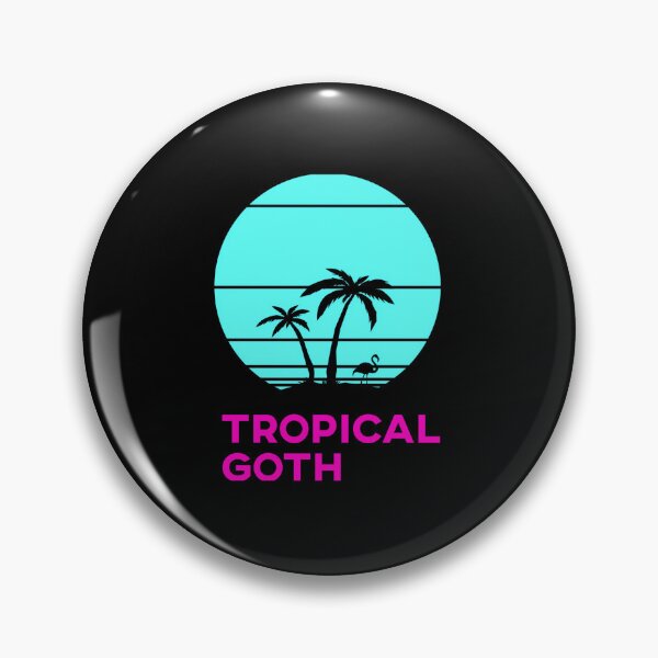 Item preview, Tropical Goth Retro Sunset Vaporwave designed and sold by ophfujmokw33.