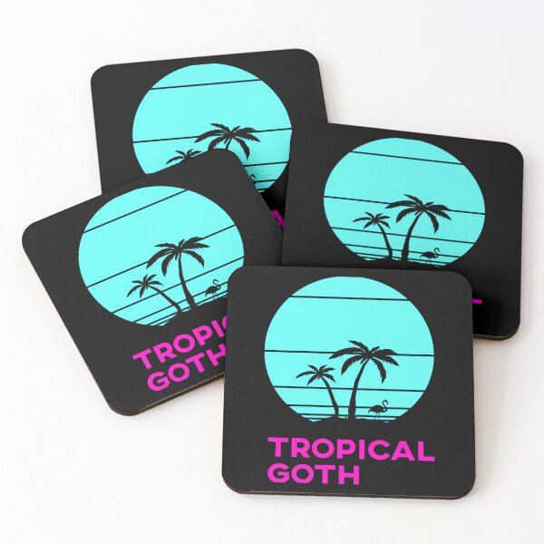 Item preview, Tropical Goth Retro Sunset Vaporwave designed and sold by ophfujmokw33.