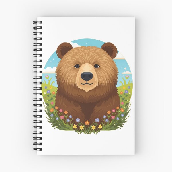Item preview, A Bear in between flower plants designed and sold by MagicMaker1984.