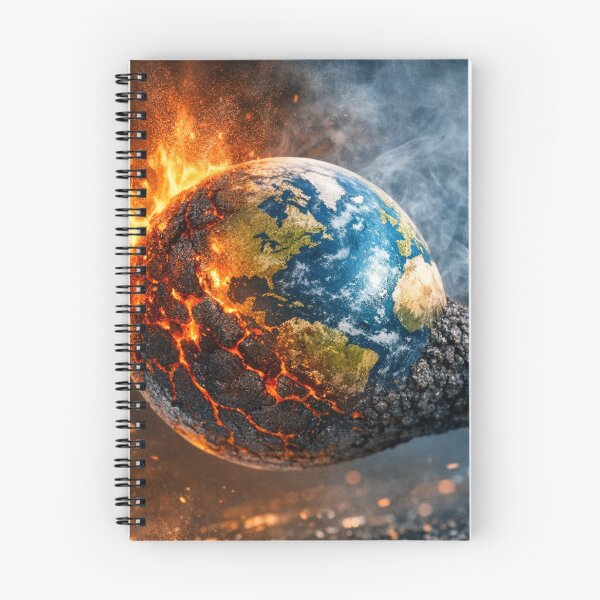Item preview, Earth in a state of burning change designed and sold by Sigtrix.