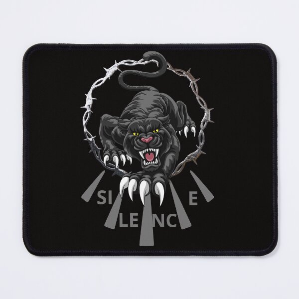 Item preview, Black Panther Attack – Fierce Wild Cat Streetwear Design designed and sold by Tadeusz1.