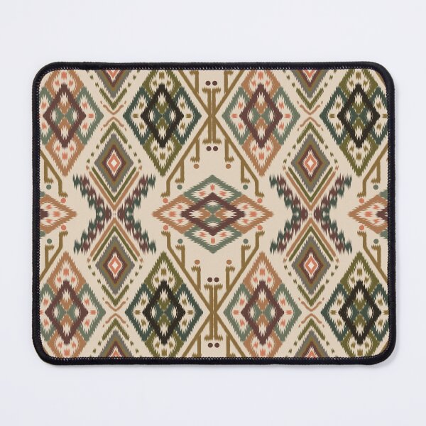 Item preview, Boho Tribal earth tone ikat designed and sold by PearlAndJade.