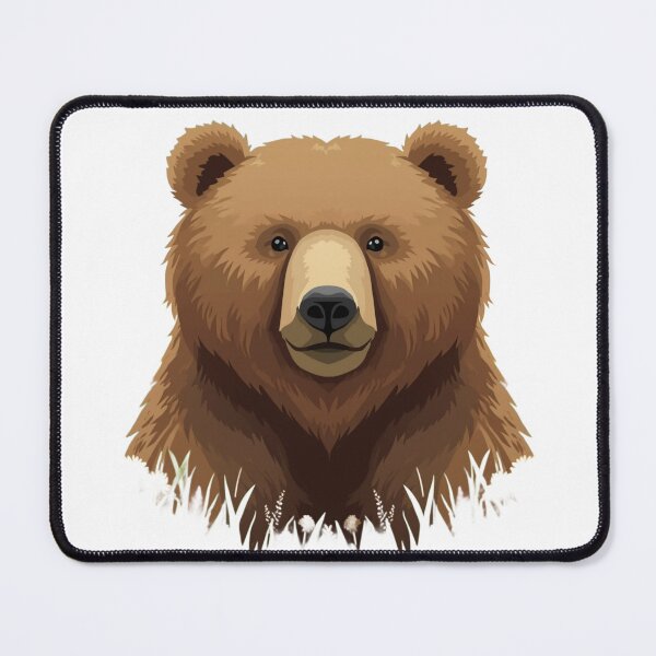 Item preview, Only A Bear face illustration art designed and sold by MagicMaker1984.
