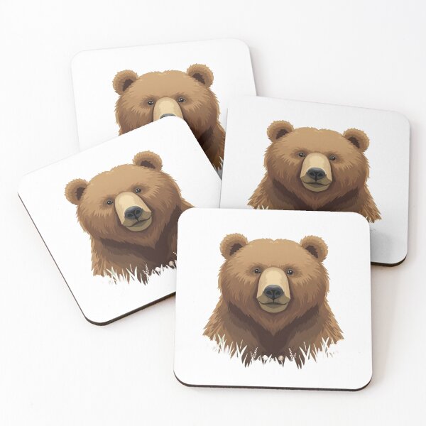 Item preview, Only A Bear face illustration art  designed and sold by MagicMaker1984.