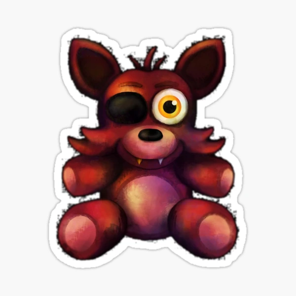 FNAF Foxy Sticker Sticker for Sale by NebulaDunes