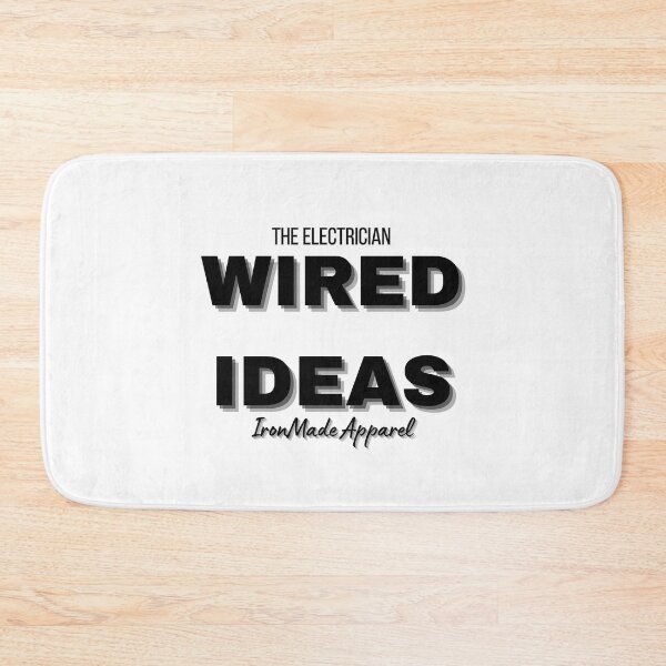 Item preview, WIRED IDEAS Electrician T-Shirt – Clever Electrical Humor Tee for Electricians, Linemen & Skilled Trades Pros designed and sold by IronMade Apparel.