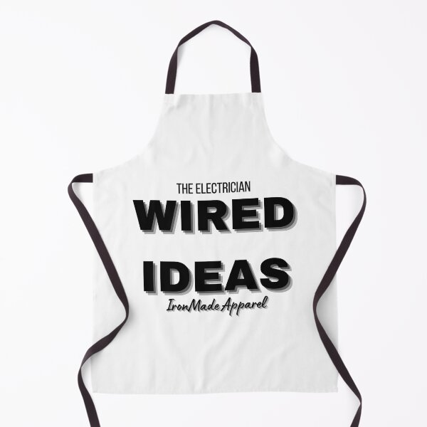 Item preview, WIRED IDEAS Electrician T-Shirt – Clever Electrical Humor Tee for Electricians, Linemen & Skilled Trades Pros designed and sold by IronMade Apparel.