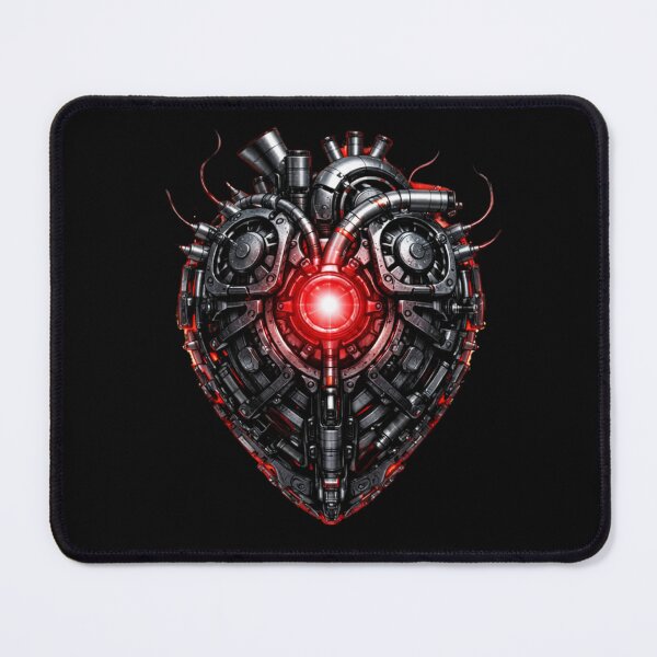 Item preview, Biomechanical Heart Cyberpunk Core T-Shirt | Futuristic AI Mechanical Design designed and sold by ZEBBEDE - Minimal Streetwear .