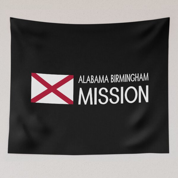 Item preview, Alabama, Birmingham Mission (Flag) designed and sold by Jared Davies.