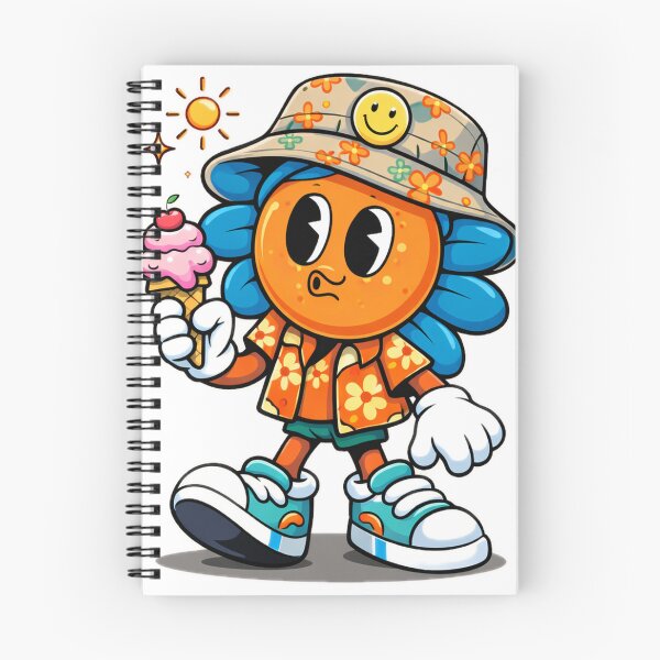 Item preview, Cute Ice Cream Flower Mascot Cartoon Summer Character Design designed and sold by Sadia  Jannat.