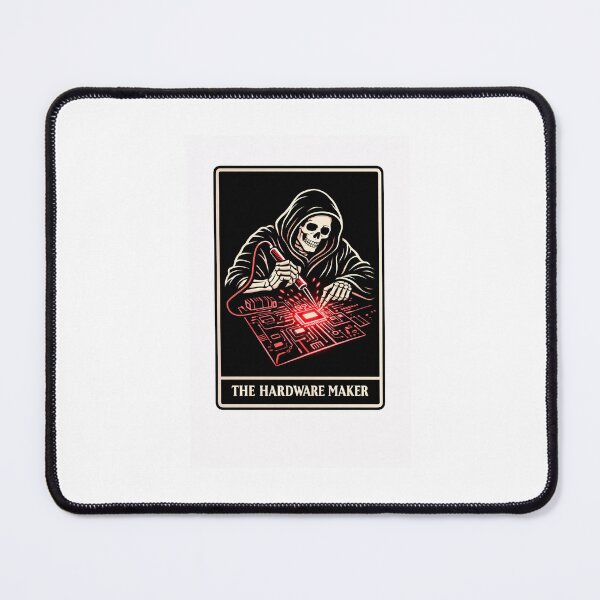 Item preview, The Hardware Maker Tarot Card - PC Builder Engineer Gift designed and sold by ByteAndBones.