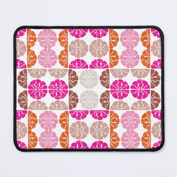 Item preview, Mid Century Modern Abstract Pattern Pink Orange designed and sold by Clara Fruggeri.