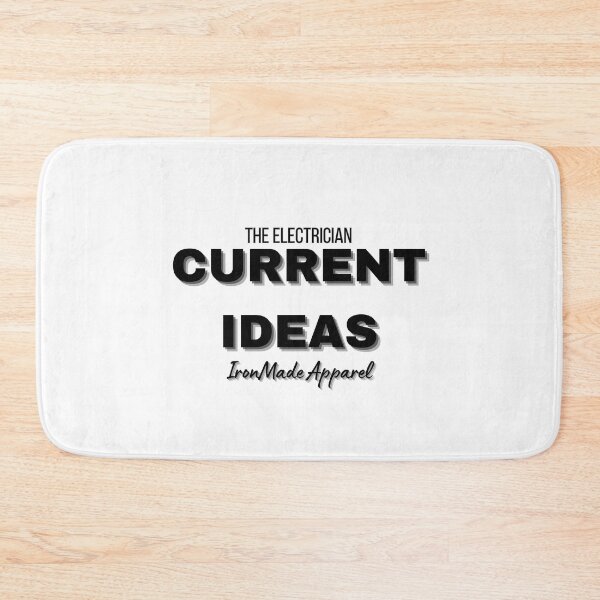 Item preview, Current Ideas Electrician T-Shirt – Clever Electrical Pun Tee for Electricians, Linemen & Electrical Engineers designed and sold by IronMade Apparel.