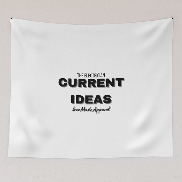 Item preview, Current Ideas Electrician T-Shirt – Clever Electrical Pun Tee for Electricians, Linemen & Electrical Engineers designed and sold by IronMade Apparel.