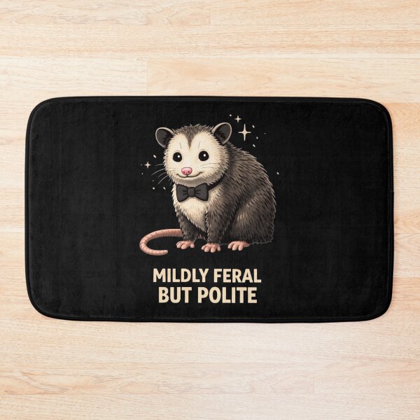 Item preview, Mildly Feral But Polite Funny Cute Animal Meme Design designed and sold by Tropivaro.