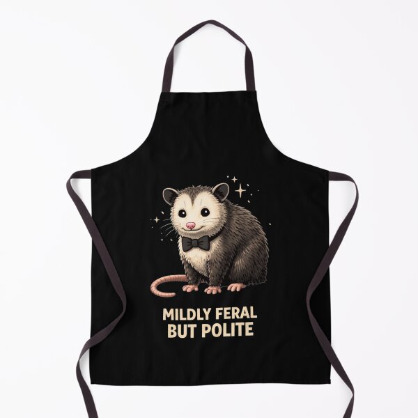 Item preview, Mildly Feral But Polite Funny Cute Animal Meme Design designed and sold by Tropivaro.