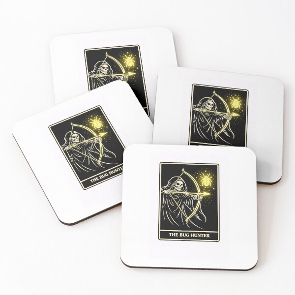 Item preview, The Bug Hunter Tarot Card - Ethical Hacker Tech Humor Gift designed and sold by ByteAndBones.