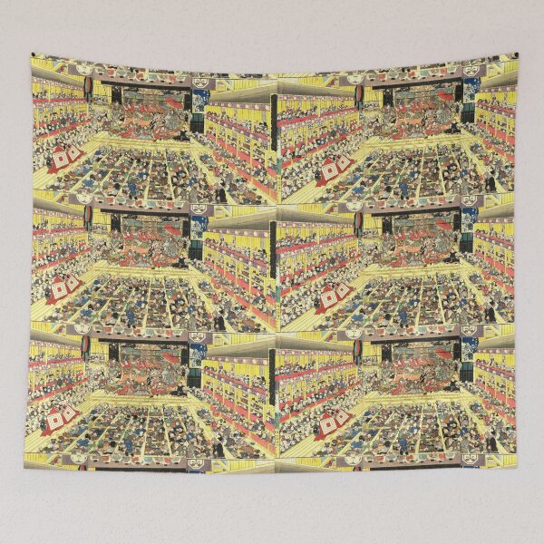 Item preview, Vintage Japanese Edo Kabuki Theater Woodblock Print designed and sold by SakuraMarket26.