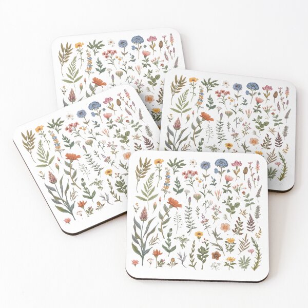 Item preview, Handdrawn watercolor wildflower  designed and sold by uunaa.