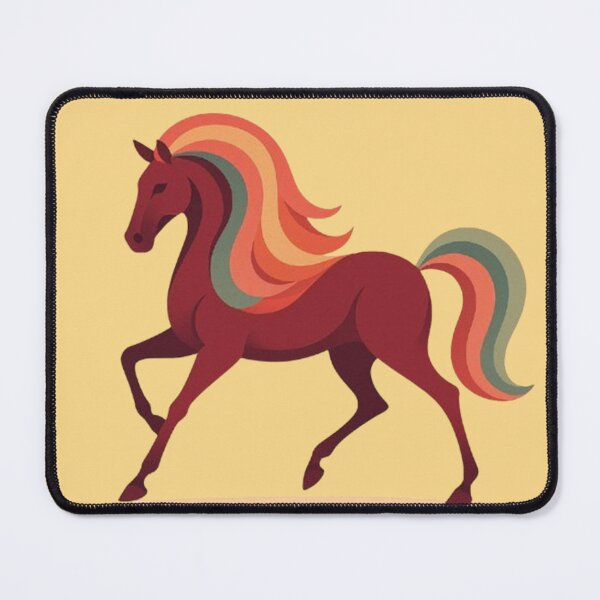 Item preview, Abstract Horse – Colorful Ribbon Motif designed and sold by Dogandesighn.