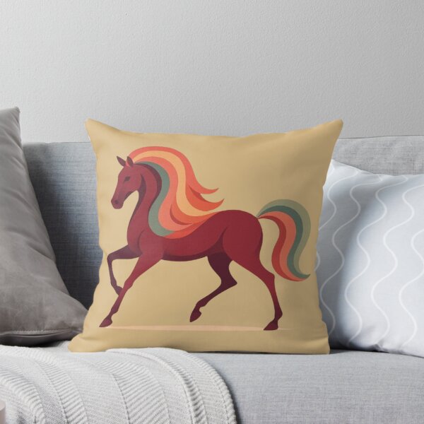 Item preview, Abstract Horse – Colorful Ribbon Motif designed and sold by Dogandesighn.