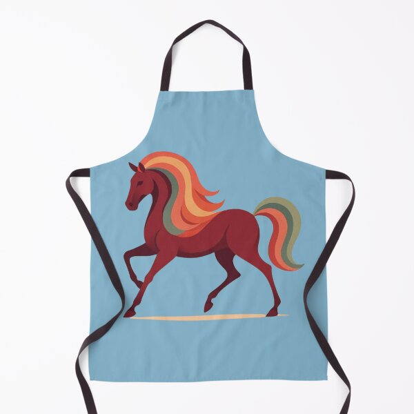 Item preview, Abstract Horse – Colorful Ribbon Motif designed and sold by Dogandesighn.