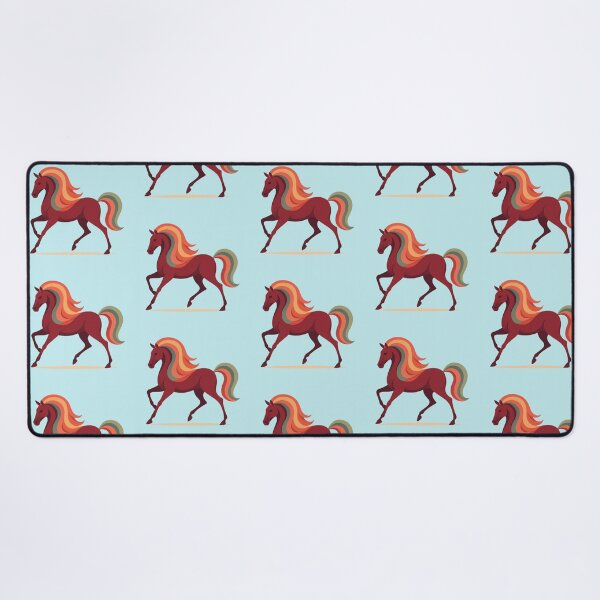 Item preview, Abstract Horse – Colorful Ribbon Motif designed and sold by Dogandesighn.