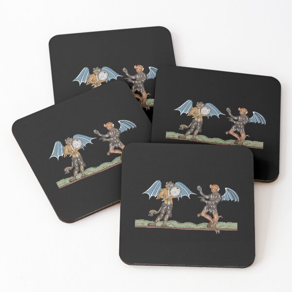 Item preview, Medieval Marginalia Animal Musicians Dance designed and sold by ipjbrhrzfqo79.