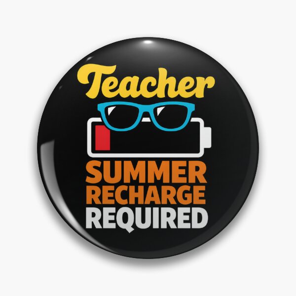 Item preview, Teacher Summer Break Recharge Required Last Day School Women Funny designed and sold by clothesy7.