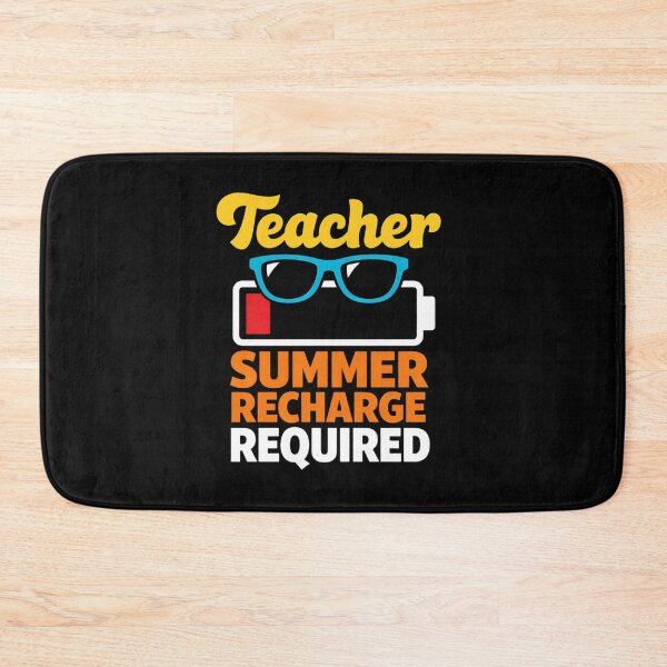 Item preview, Teacher Summer Break Recharge Required Last Day School Women Funny designed and sold by clothesy7.